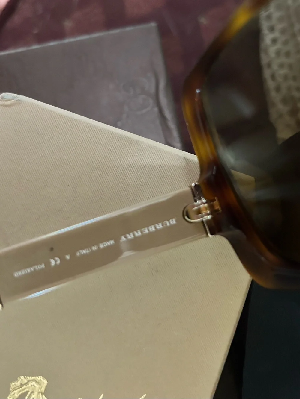 Burberry Brown Tortoiseshell Women’s Oversized Sunglasses